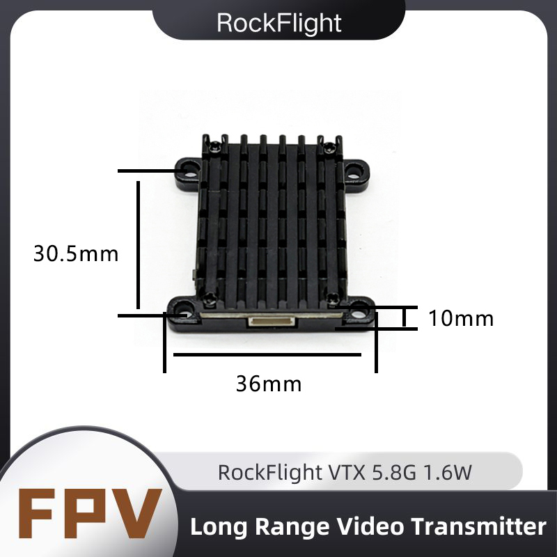 RockFlight TX663 VTX 5.8G 48CH - Drone Racing Transmitter recension och pris